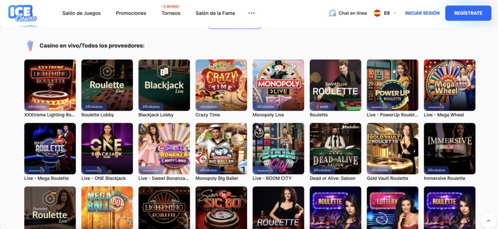 icecasino casino en vivo